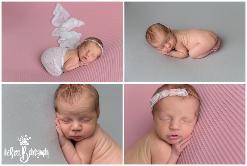 collage of newborn fraternal twins