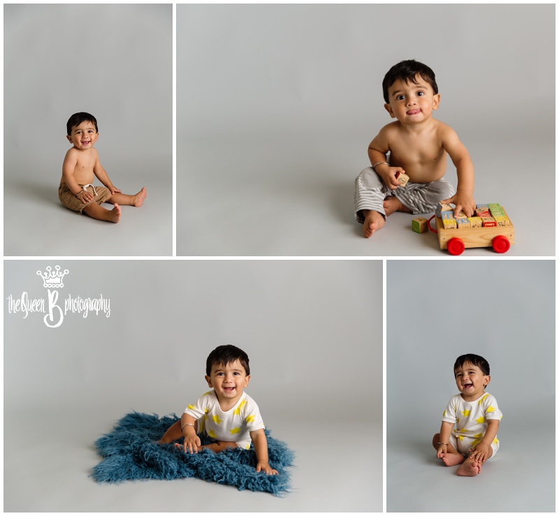Houston Baby Photographer captures adorable toddlers in studio portraits